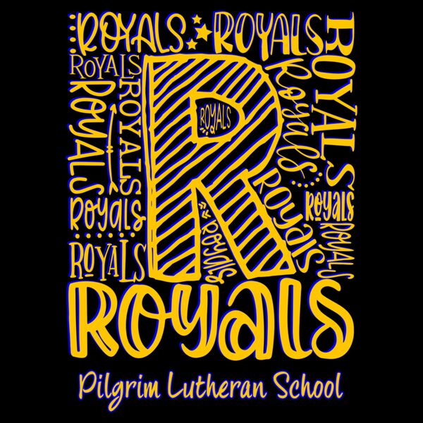 Royals R - Yellow and Royal Thumbnail