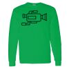 Heavy Cotton 100% Cotton Long Sleeve T Shirt Thumbnail