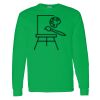 Heavy Cotton 100% Cotton Long Sleeve T Shirt Thumbnail