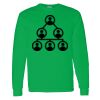Heavy Cotton 100% Cotton Long Sleeve T Shirt Thumbnail