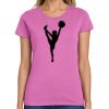 Ladies Heavy Cotton 100% Cotton T Shirt Thumbnail