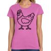 Ladies Heavy Cotton 100% Cotton T Shirt Thumbnail