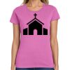 Ladies Heavy Cotton 100% Cotton T Shirt Thumbnail