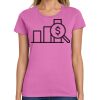 Ladies Heavy Cotton 100% Cotton T Shirt Thumbnail