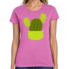 Ladies Heavy Cotton 100% Cotton T Shirt Thumbnail