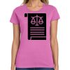 Ladies Heavy Cotton 100% Cotton T Shirt Thumbnail