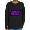 Youth Heavy Cotton 100% Cotton Long Sleeve T Shirt Thumbnail