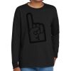 Youth Heavy Cotton 100% Cotton Long Sleeve T Shirt Thumbnail