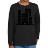 Youth Heavy Cotton 100% Cotton Long Sleeve T Shirt Thumbnail