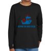 Youth Heavy Cotton 100% Cotton Long Sleeve T Shirt Thumbnail
