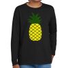 Youth Heavy Cotton 100% Cotton Long Sleeve T Shirt Thumbnail