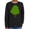 Youth Heavy Cotton 100% Cotton Long Sleeve T Shirt Thumbnail